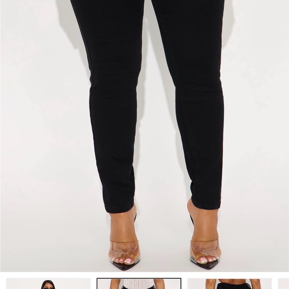 Fashion Nova Classic skinny Black Denim Jeans